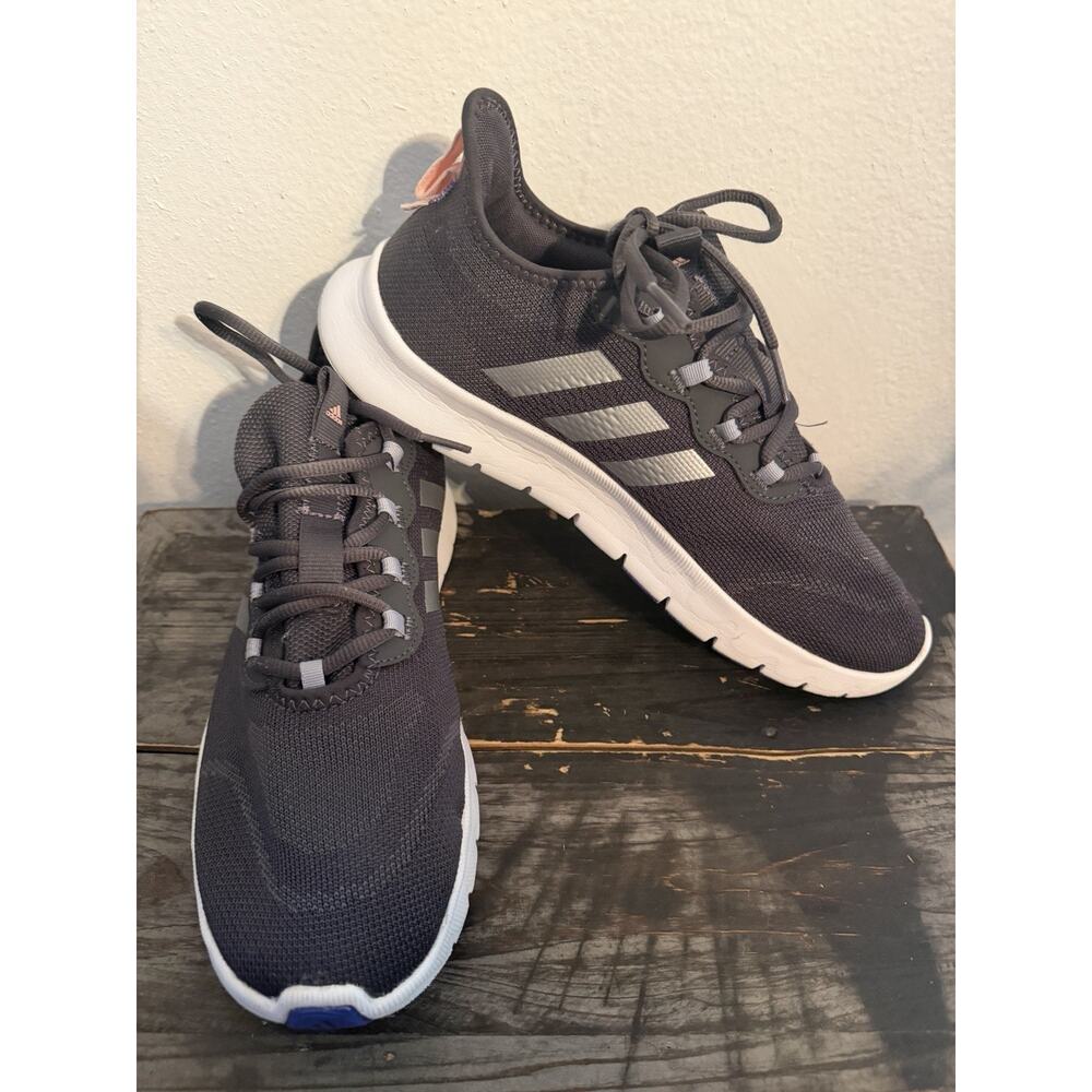 Adidas Lite Racer Adapt 4.0 Women’s 10 Black Gray Running Shoes GZ9047
